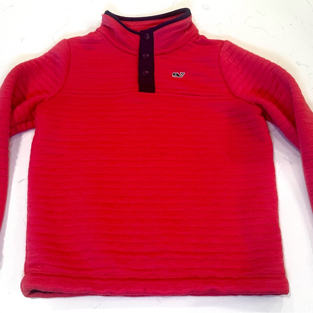 Vineyard Vines Boys Quilted Pullover